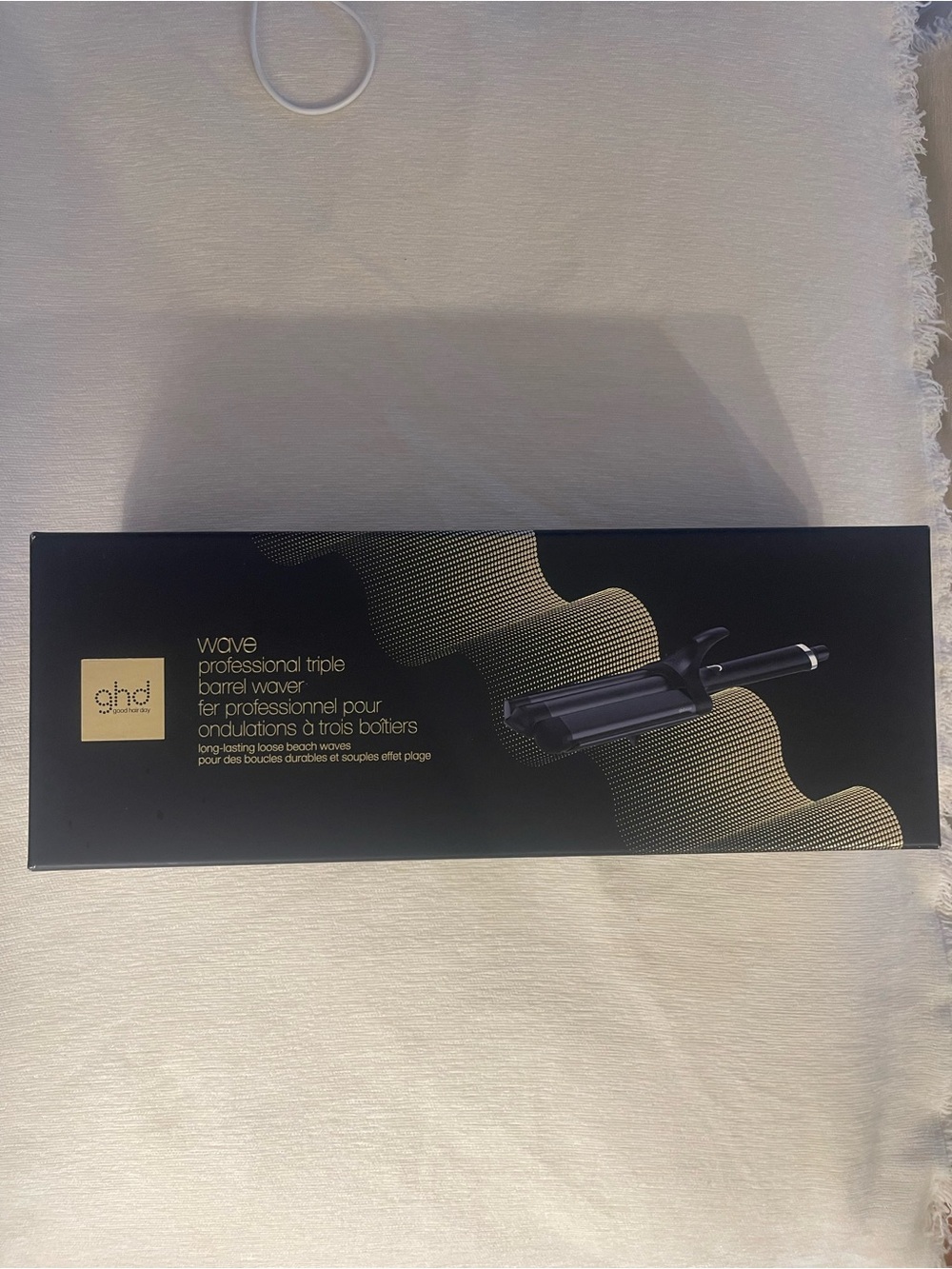 GHD Wave Triple Barrel Waver - Black and Gold Accent